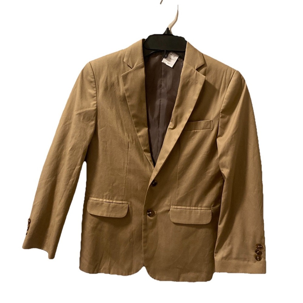 Dockers Lined 2 Button Blazer Suit Coat Khaki Size 12 Reg NWT